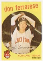 1959 Topps Baseball Cards      247     Don Ferrarese WB